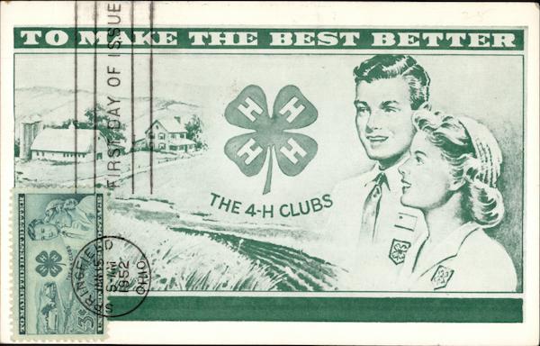 The 4-H Clubs - To Make The Best Better Maximum Cards