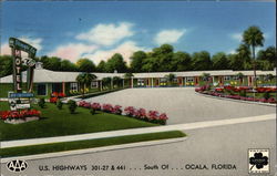 Shangri-La Motel Ocala, FL Postcard Postcard