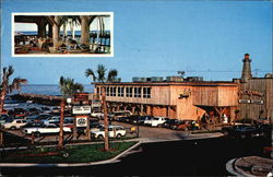 The Lighthouse Restaurant, On Oceanfront & Rudee Inlet Postcard