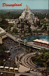 Aerial View of Disneyland Postcard