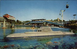 Submarine Ride Postcard