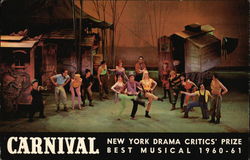 Carnival - Best Musical 1960-61 Postcard