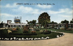 Lippert's Motel and Restaurant New Port Richey, FL Postcard Postcard