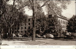 Northwestern University - Willard Hall Evanston, IL Postcard Postcard