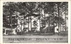 Stair's Motor Court Postcard