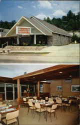 Hays House Restaurant - Interior & Exterior Postcard