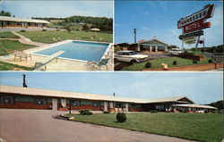 Tennessee Motel and Restaurant on US Highway 411 Postcard