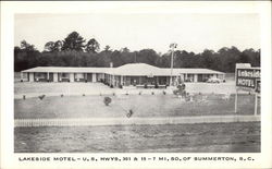 Lakeside Motel Postcard