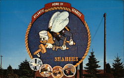 The "Seabee" Center Postcard