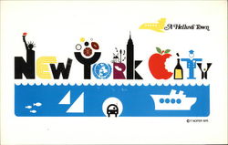 A Helluva Town Postcard