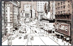 Times Square Postcard