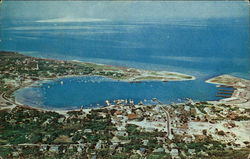 Ocracoke Village and Harbor Postcard