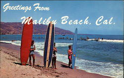 Greetings from Malibu Beach, California Greetings from Malibu Beach, California