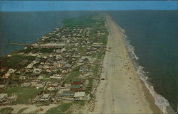 Aerial View of Resort, Fire Island Postcard