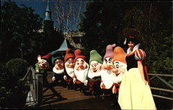 Disneyland - Welcome to Fantasyland - Snow White & the Seven Dwarfs Postcard
