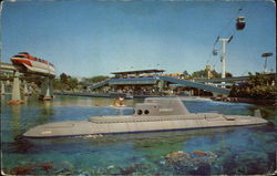 Submarine Ride at Tomorrowland Postcard