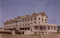 The Tremont Hotel - Directly on the Oceanfront Sea Girt, NJ Postcard Postcard