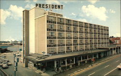 President Motor Hotel Postcard