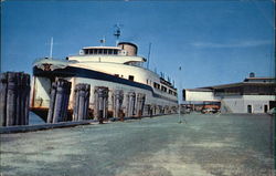 One of the Ferry Boats Linking Kiptopeke, Eastern Shore of Virginia, with Little Creek Postcard