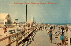 Greetings from Bethany Beach, Delaware Postcard