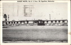 Sunset Motel Ogallala, NE Postcard Postcard