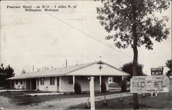 Pineview Motel Millington, MI Postcard Postcard