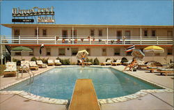 Wavecrest Motel - Long Island Montauk, NY Postcard Postcard