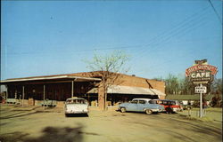 Rebel Cafe & Bus Depot Louisville, MS Postcard Postcard