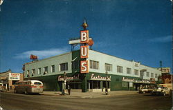 Continental Trailways Bus Depot Postcard