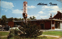 Beautiful new Continental Trailways Bus Station Abilene, TX Postcard Postcard