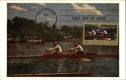 The Biglen Brothers Racing Postcard
