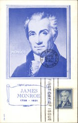 James Monroe, 1758-1831 Postcard