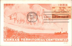 Kansas Territorial Centennial Postcard
