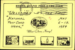 Rhode Island Post Card Club, What Cheer, Netop! Postcard