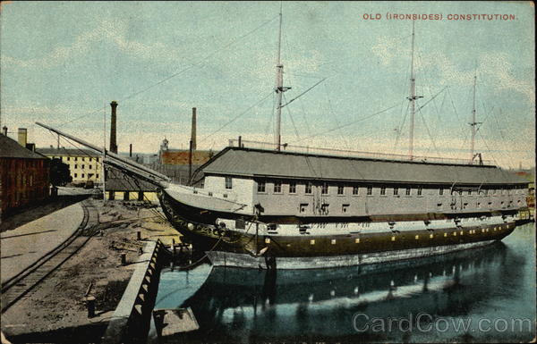 Old (Ironsides) Constitution on the Water Boats, Ships