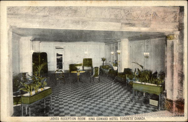 King Edward Hotel - Ladies Reception Room Toronto Canada