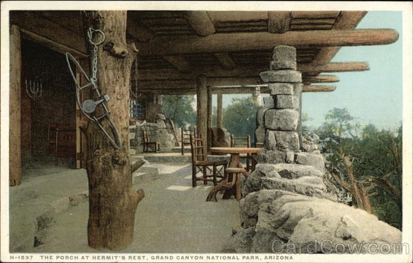 The Porch at Hermit's Rest, Grand Canyon National Park, Arizona
