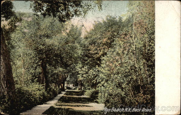 Back Road Rye Beach New Hampshire