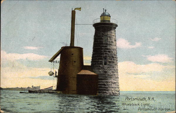 Whaleback Light, Portsmouth Harbor New Hampshire