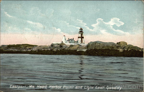 Harbor Point and Light East Quoddy Eastport Maine