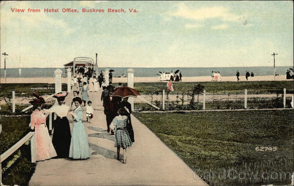View from Hotel Office Buckroe Beach Virginia