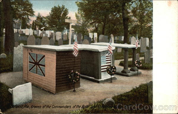 Graves of the Commanders of the Boxer and Enterprise Portland Maine