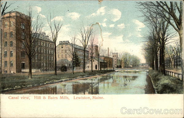 Canal View, Hill & Bates Mills Lewiston Maine