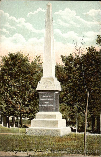 Soldiers Monument Norridgewock Maine