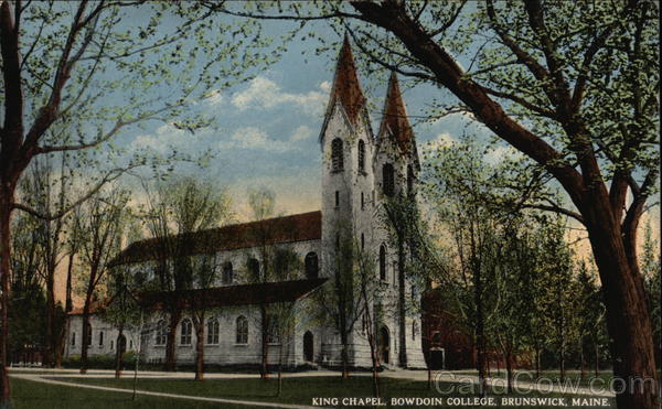 King Chapel at Bowdoin College Brunswick Maine