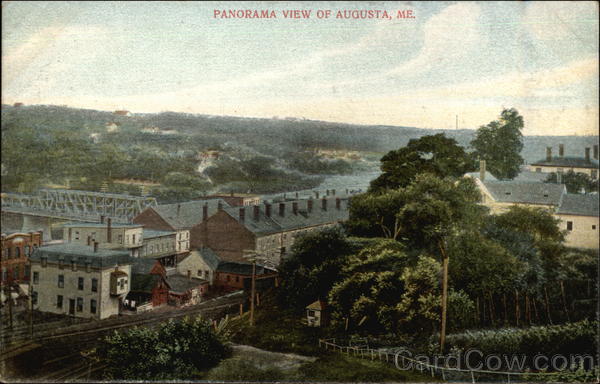 Panorama View Augusta Maine