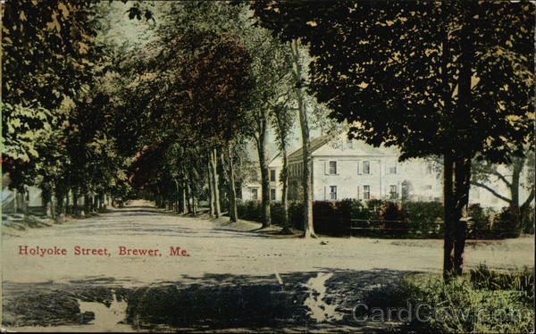 View Along Holyoke Street Brewer Maine