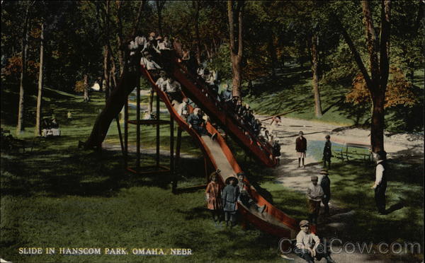 Slide in Hanscom Park Omaha Nebraska