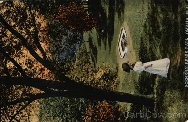 Scene in Bemis Park Omaha Nebraska