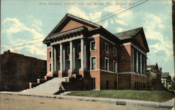 First Christian Church at 16th and Harney Streets Omaha Nebraska